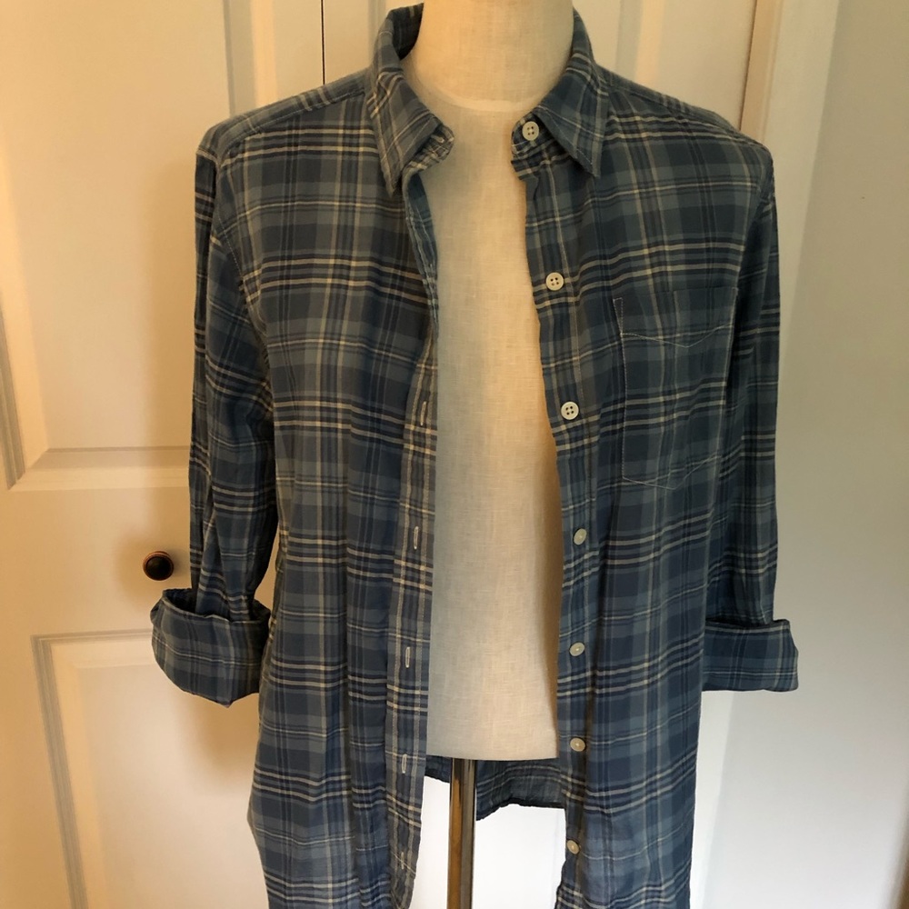 Plaid button down